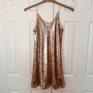 Francesca's sequin Joey tank dress